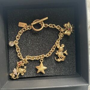 Limited edition coach x Disney charm bracelet
